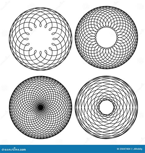 Spirograph Patterns Stock Images - Image: 25047404