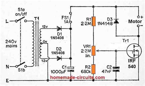 Dc Motor Generator Circuit Diagram - Circuit Diagram