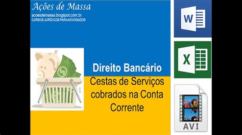 Inicial e planilha de cálculos tutorial Cesta de Serviços Cobrados