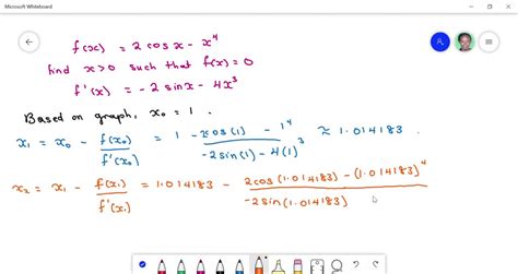 Solved In Exercises 13 16 Use Newtons Method To Approximate When The