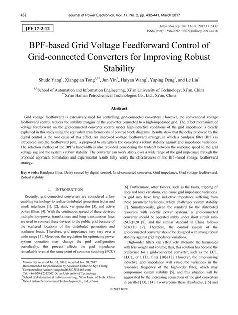 PDF BPF Based Grid Voltage Feedforward Control Of Grid DOKUMEN TIPS