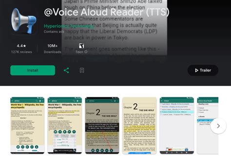 Best Text To Speech Android Apps Read PDF Aloud