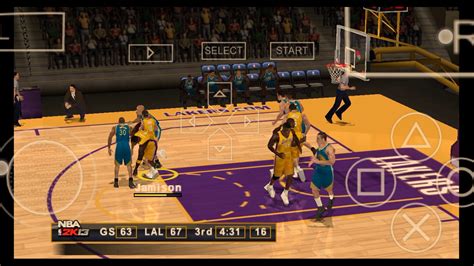 Nba 2k13 Ppsspp Gameplay Kobe Bryant 360° Youtube