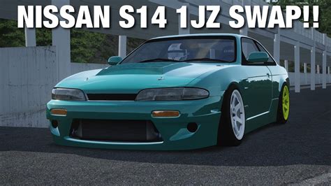 Assetto Corsa 500hp Nissan S14 Zenki 1jz Swap Street Car Drift Edit