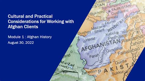 Cultural and Practical Considerations for Working with Afghan Clients ...