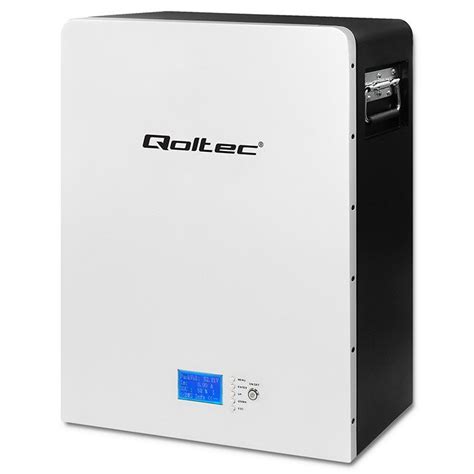 Qoltec Magazyn Energii LiFePO4 5 12kWh 51 2V 100Ah BMS LCD Qoltec