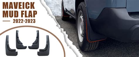 Amazon Muslogy Mud Flaps For Maverick Mudflap Front