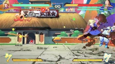 Dbfz S Android Sparking Corner Loop Hits New Solo Tod Youtube