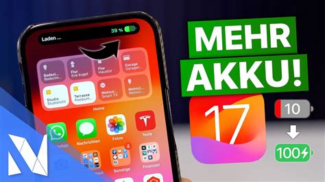 iOS 17 Akku PROBLEME BEHEBEN Tipps Einstellungen für MEHR