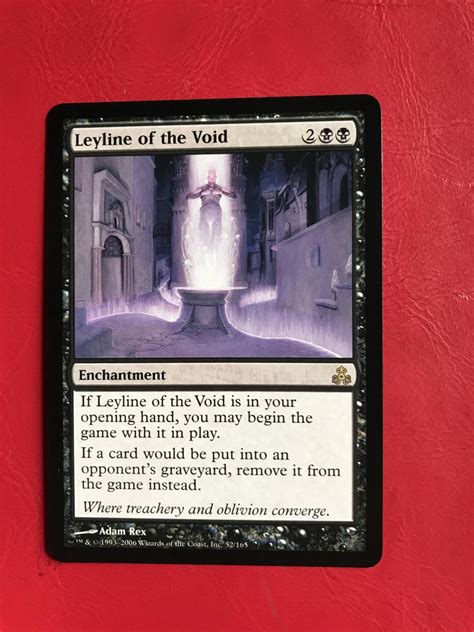 Yahoo オークション 《虚空の力線 Leyline Of The Void》[gpt] 黒r En