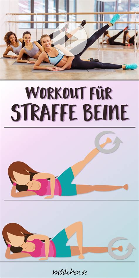 Übung für straffe Beine im Video Fitness herausforderungen Schlanke