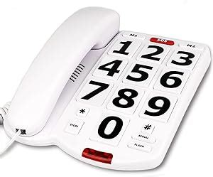 Big Button Phone For Seniors Land Line Phones For Visually Impaired