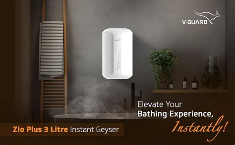 Buy V Guard Zio Plus Instant Geyser 3 Ltr Wall Mount Water Heater