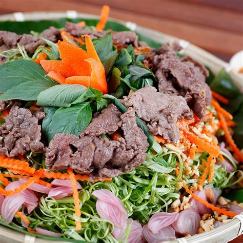 Recette Bo bun salade de boeuf à la vietnamienne