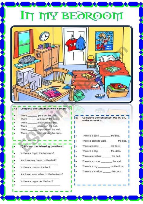 Describing Places Printable Worksheets Tedy Printable Activities