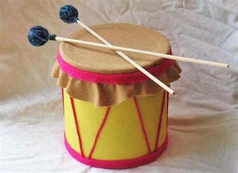 Tambor Com Material Reciclável - Cómo hacer un tambor utilizando una lata | Tambor con material ...