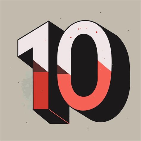 10 nummern logo-Vektoren und -Illustrationen zum kostenlosen Download ...