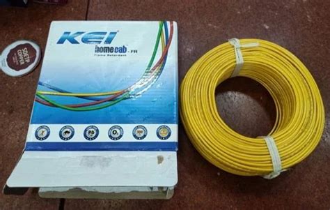 Kei Homecab Fr House Wire Roll Length 90 M Wire Size 1 5 Sqmm At Rs