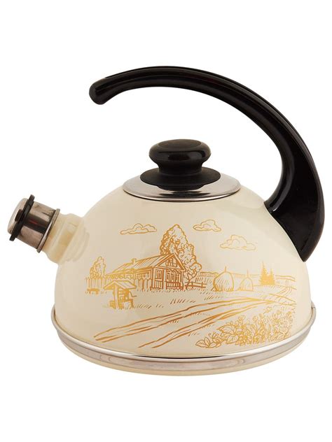 Чайник для плиты эмалированный, 2,5 л - купить с доставкой по выгодным ...