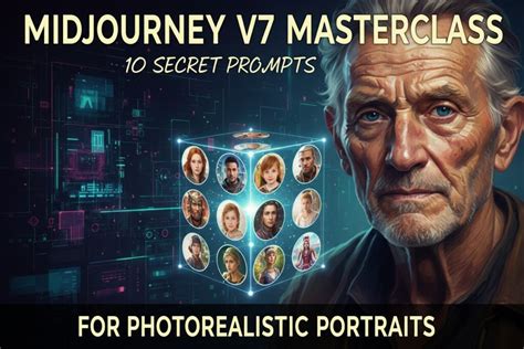midjourney  masterclass  secret prompts  photorealistic portraits