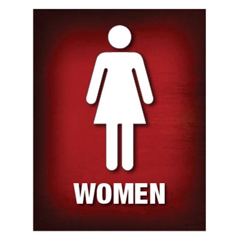 Womens Restroom Sign Signquick