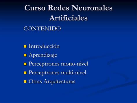 Ppt Redes Neuronales Artificiales Aprendizaje Powerpoint