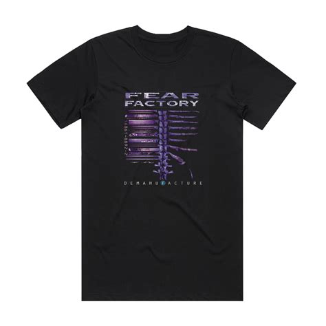 Fear Factory Demanufacture Album Cover T Shirt Black Album Cover T Shirts