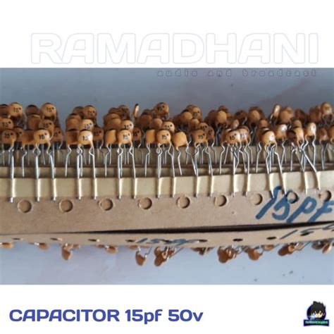 Jual Capacitor Ceramic Pf V Npo Kapasitor Keramik Pf V High