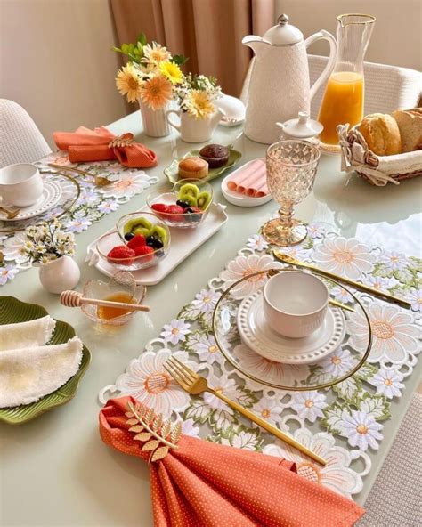 Ideias De Mesa De Cafe Da Manha - Mesa de café da manhã: o que servir, 9 dicas + 35 ideias | Mesa brunch ...