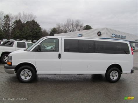 2012 Summit White Chevrolet Express LT 3500 Passenger Van 77555864