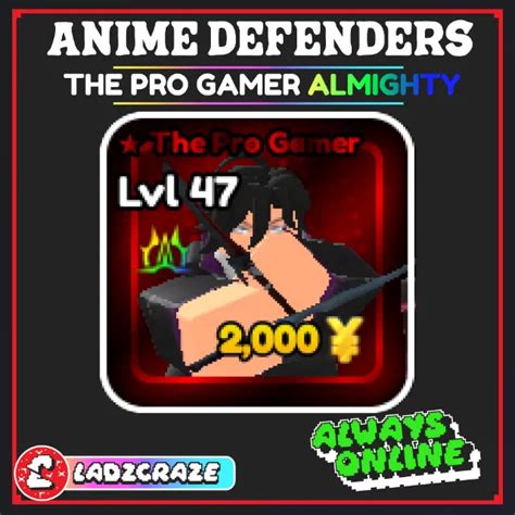 Anime Defenders Anime Defenders Game Items Gameflip