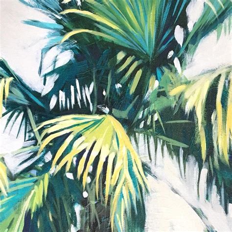 "Palm Tree 4" Original Acrylic Painting | Chairish