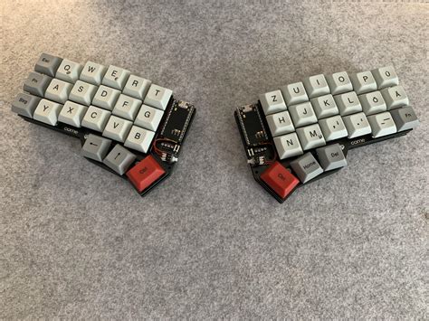 Bluetooth Corne With Zmk Iso De Layout Rmechanicalkeyboards