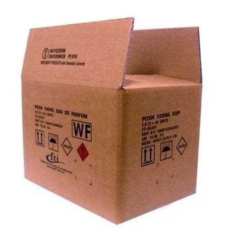 Flexo 5 Ply Printed Corrugated Packaging Box At Rs 10 Piece In New