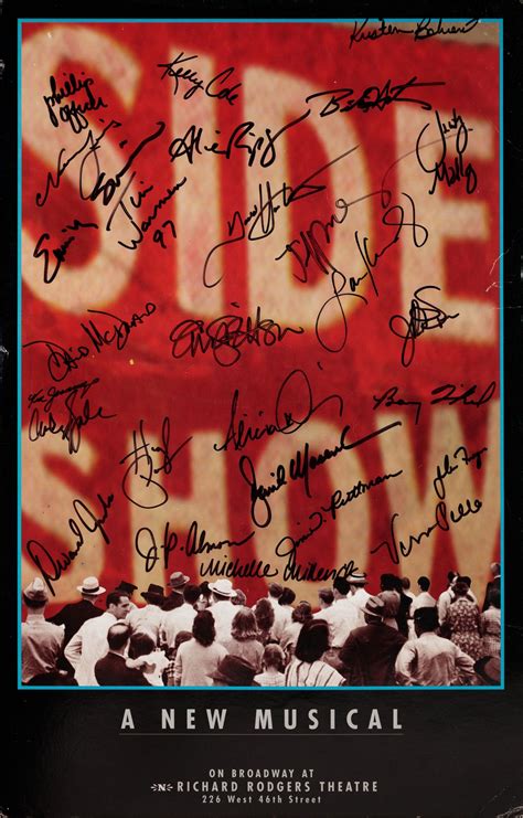 Side Show 1997 U.S. Window Card Poster Signed - Posteritati Movie ...