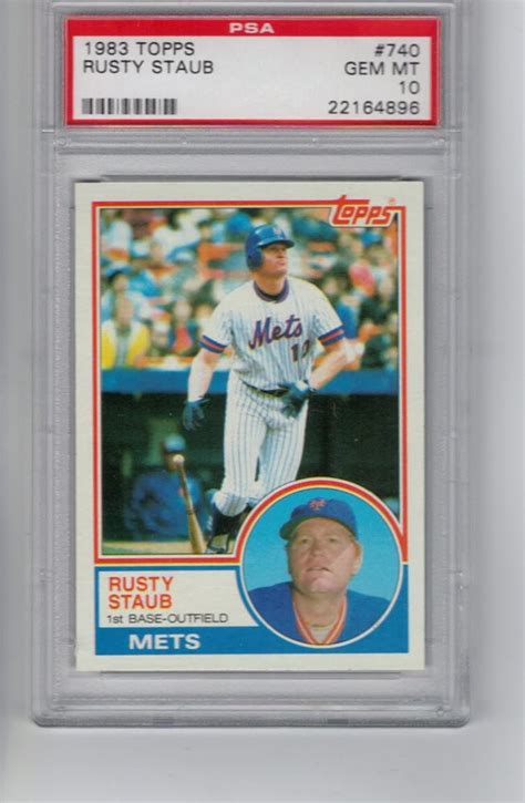 Auction Prices Realized Baseball Cards 1983 Topps Rusty Staub