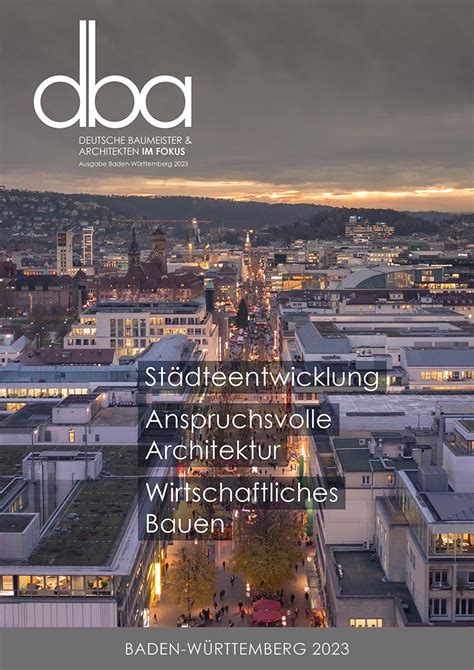 Baden Württemberg 2023 dba bau