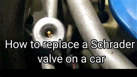 How To Replace A Schrader Valve On A Car Fast And Easy Youtube