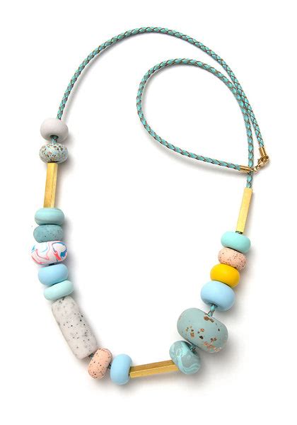 Nella Small Mixed Bead Necklace – Emily Green