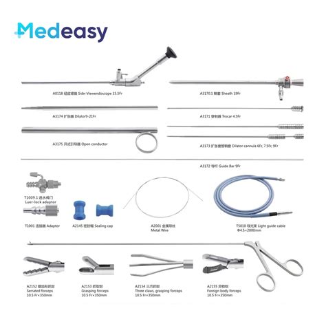 Medical Urology Percutaneous Nephroscope Set Transcutaneous Nephroscope