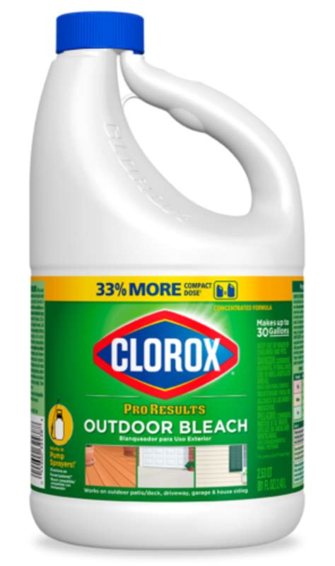 Clorox Proresults Outdoor Bleach Clorox® In 2020 Clorox Bleach