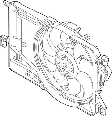 New OEM Ford Radiator Cooling Fan Assembly 2015 2016 2017 18 Focus F1F1