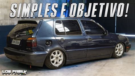 VW GOLF GLX MK3 SUSPENSÃO A AR MAIS UM PROJETO CONCLUIDO EP 70