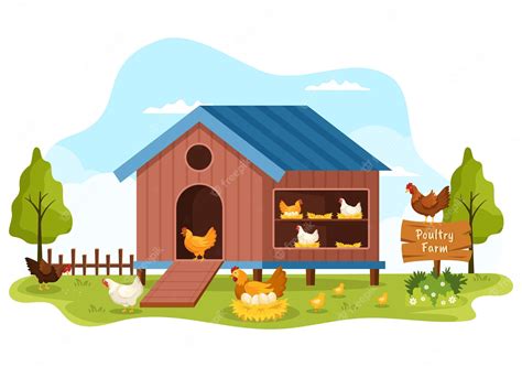 Chicken Houses Clip Art Library