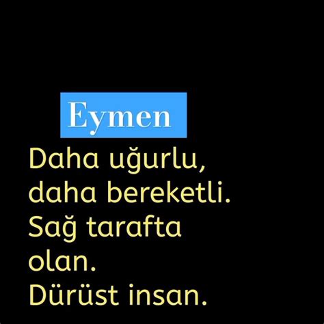 Eymen İsminin Anlamı Nedir YouTube