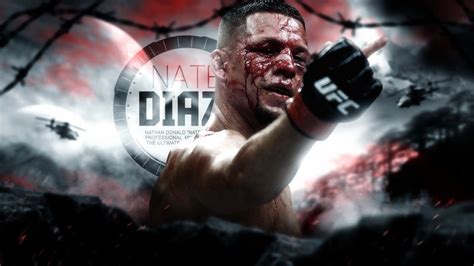 Nate Diaz 4K Wallpaper