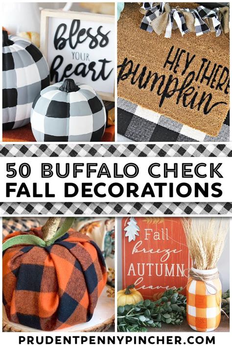 50 Buffalo Check DIY Fall Decor Ideas Fall Crafts Diy Fall Decor Diy