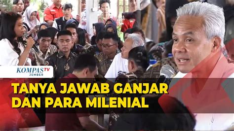 Tanya Jawab Capres Ganjar Dengan Para Milenial Hingga Influencer Di