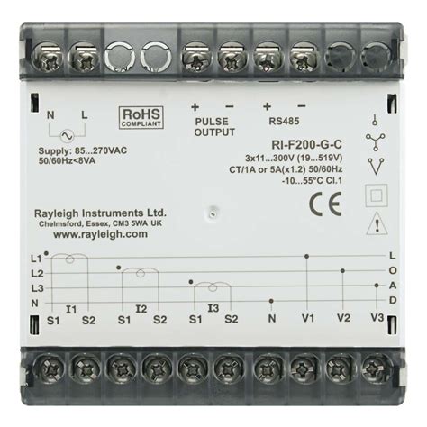 Rayleigh Instruments Ri F Series Single Phase And Three Phase