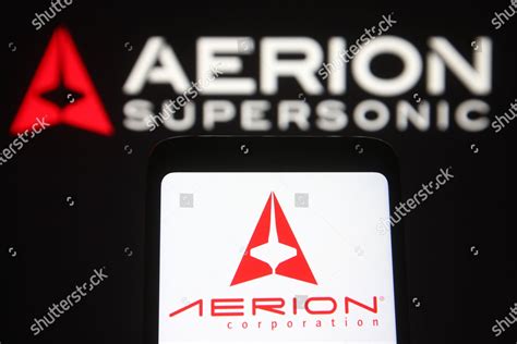 This Photo Illustration Aerion Corporation Logo Editorial Stock Photo ...